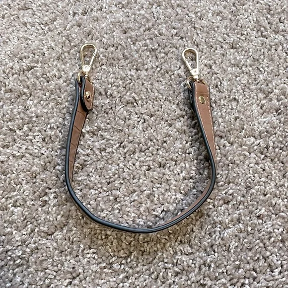 Brown/Tan Faux Crocodile Saddle Bag - Picture 8 of 8